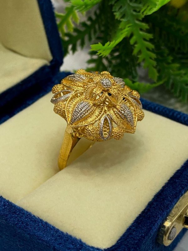 Original 24 Karat Gold Polish Rings Exclusive By Unique Fancy Jewellery, (Per gram). - Image 11