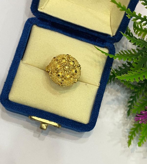 Original 24 Karat Gold Polish Rings Exclusive By Unique Fancy Jewellery, (Per gram). - Image 9