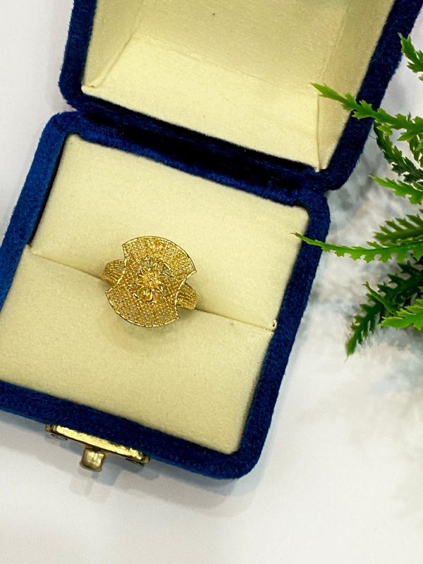 Original 24 Karat Gold Polish Rings Exclusive By Unique Fancy Jewellery, (Per gram). - Image 10