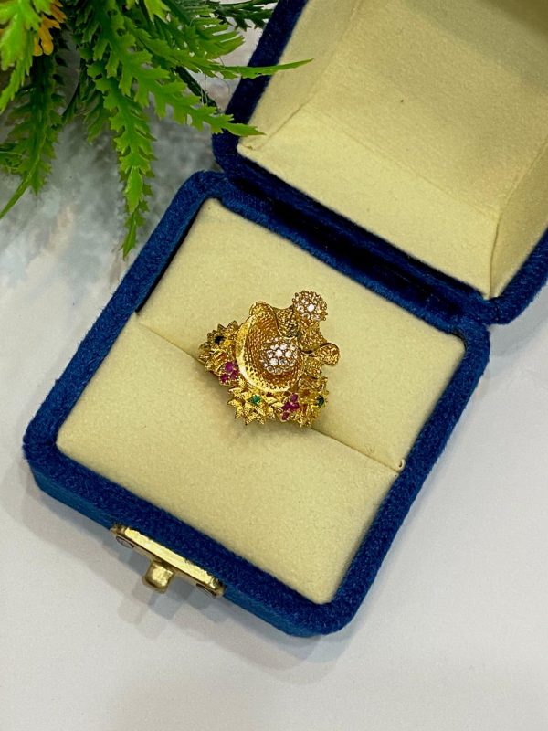 Original 24 Karat Gold Polish Rings Exclusive By Unique Fancy Jewellery, (Per gram). - Image 8