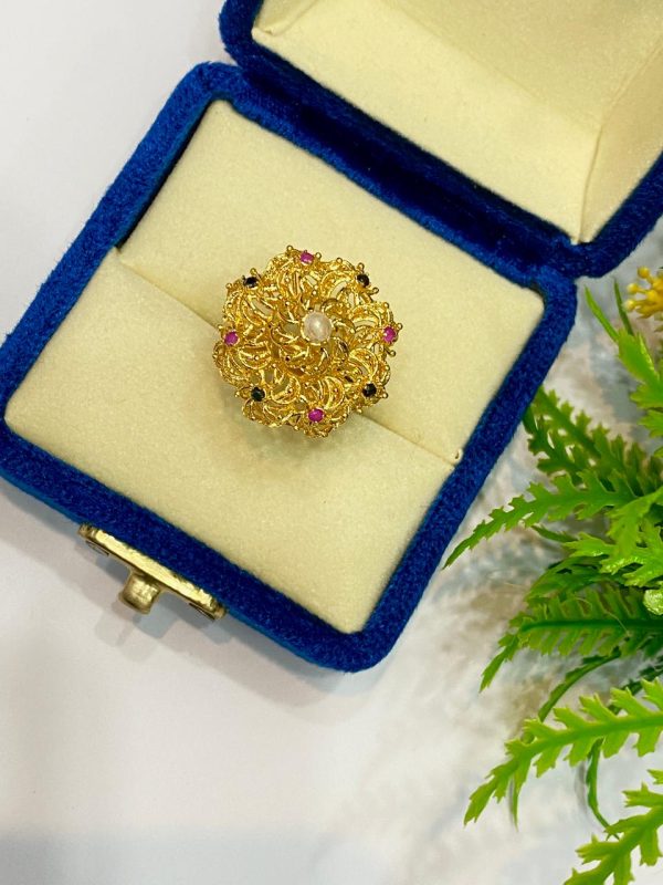 Original 24 Karat Gold Polish Rings Exclusive By Unique Fancy Jewellery, (Per gram). - Image 5