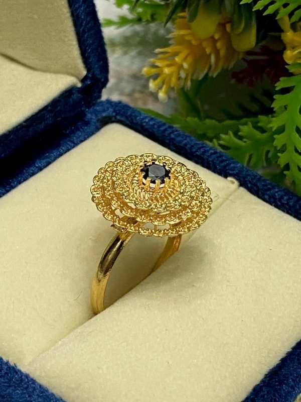 Original 24 Karat Gold Polish Rings Exclusive By Unique Fancy Jewellery, (Per gram). - Image 6