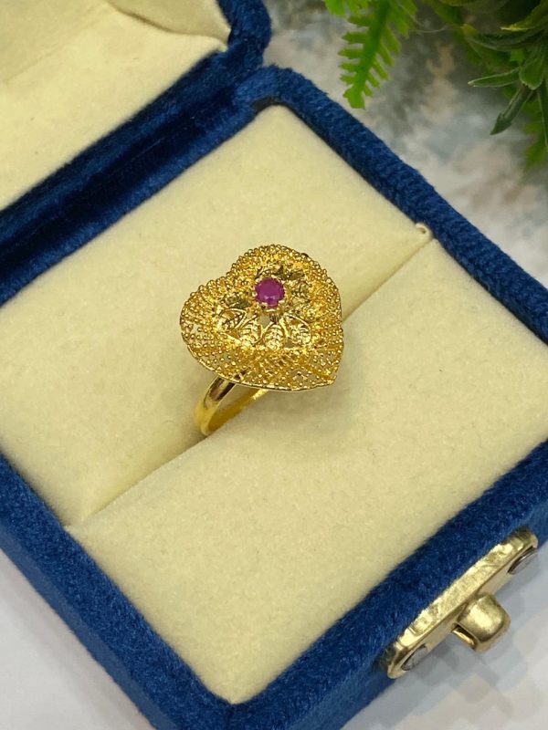 Original 24 Karat Gold Polish Rings Exclusive By Unique Fancy Jewellery, (Per gram). - Image 3