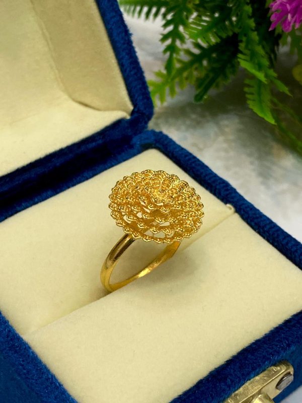 Original 24 Karat Gold Polish Rings Exclusive By Unique Fancy Jewellery, (Per gram). - Image 4