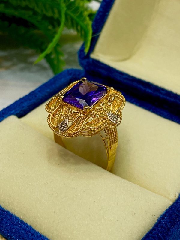 Original 24 Karat Gold Polish Rings Exclusive By Unique Fancy Jewellery, (Per gram). - Image 2