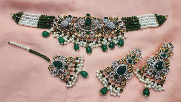 Casting Made Choker Set With Tika Exclusive By Unique Fancy Jewellery.