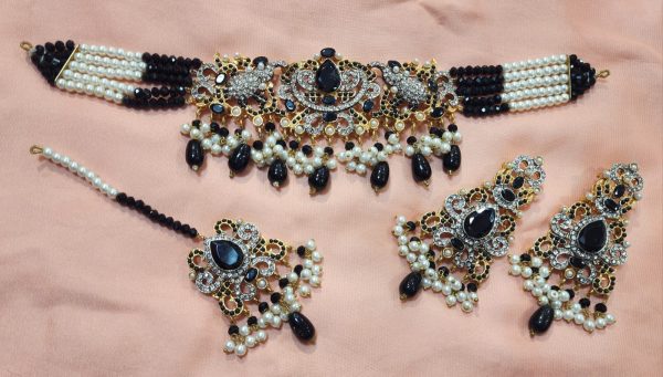 Casting Made Choker Set With Tika Exclusive By Unique Fancy Jewellery. - Image 10