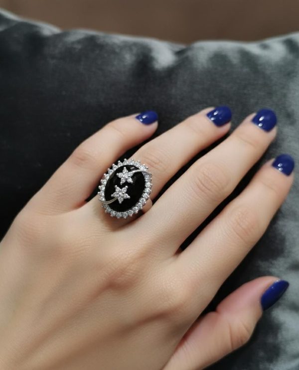 One Carat American Diamond Stones Ring Exclusive By Unique Fancy Jewellery. - Image 6