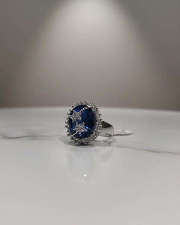 One Carat American Diamond Stones Ring Exclusive By Unique Fancy Jewellery. - Image 4