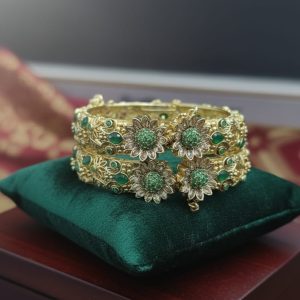Elegant Design Local Made Zircon Stone Openable Bangles for Girls and Women Exclusive By Unique Fancy Jewellery.