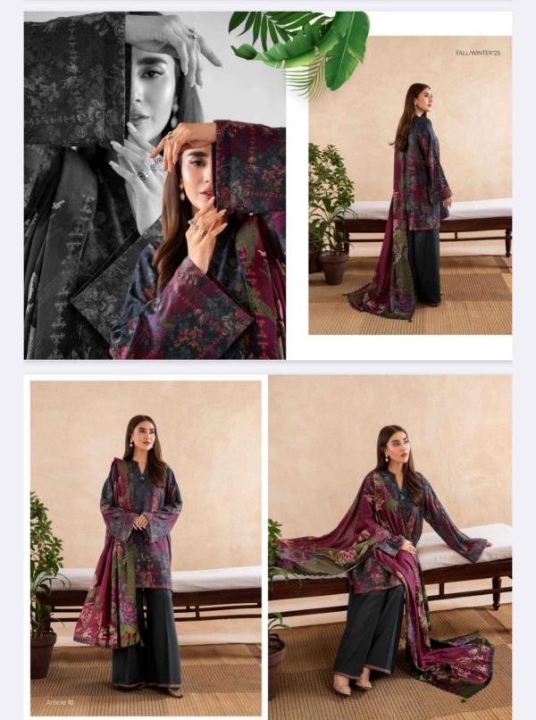 Pop N Chic Khaddar Collection By Guljee (Unstitched) 3 Piece, Volume 1, Winter Collection, New Collection 2025. - Image 11