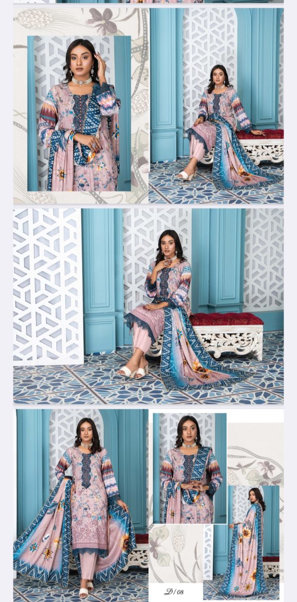 Manahil By Palwasha (Unstitched) 3 Piece, Volume 67, Winter Collection, New Collection 2025. - Image 5