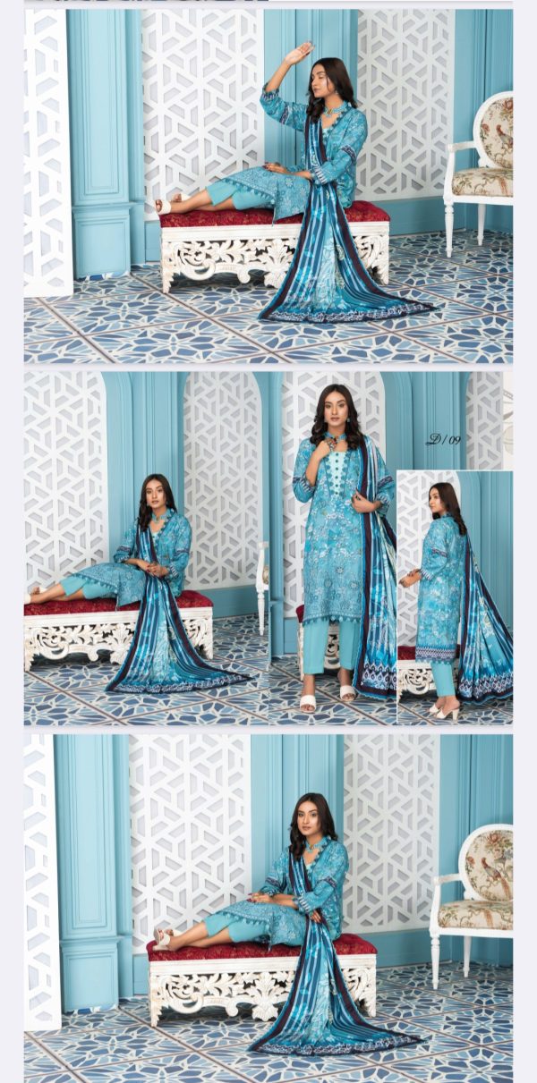 Manahil By Palwasha (Unstitched) 3 Piece, Volume 67, Winter Collection, New Collection 2025. - Image 4