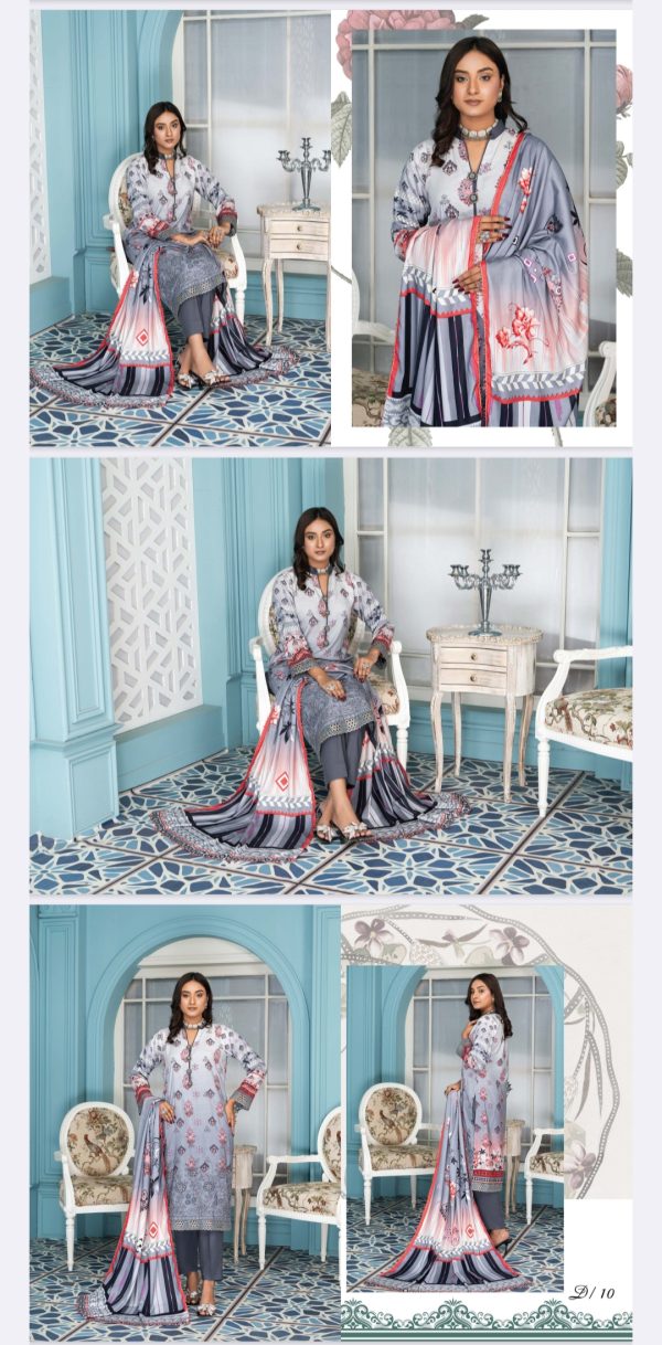 Manahil By Palwasha (Unstitched) 3 Piece, Volume 67, Winter Collection, New Collection 2025. - Image 3