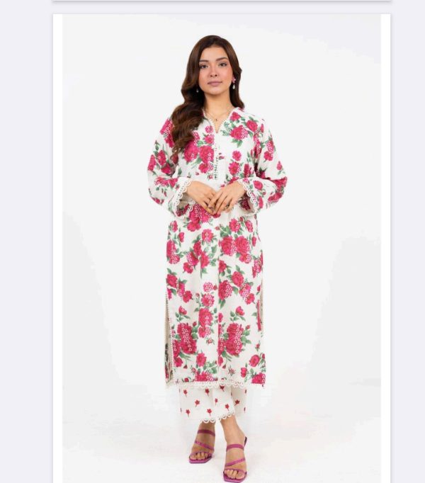 Alkaram Khaddar (Unstitched) 2 Piece, Winter Collection, New Collection 2025. - Image 2