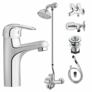 Bath Set Complete 8 Pieces Indus Series 2707: