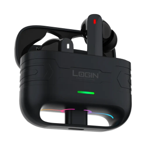 Login L-220 Gaming Earbuds, Color: Black, White.