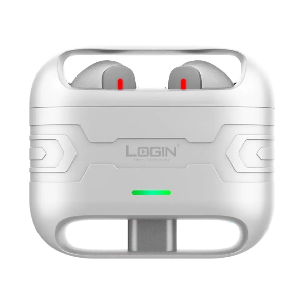 Login L-220 Gaming Earbuds, Color: Black, White. - Image 4