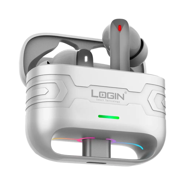Login L-220 Gaming Earbuds, Color: Black, White. - Image 3