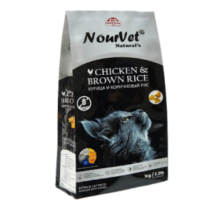 Nourvet Cat Food Chicken & Rice 1kg : PEF-15028, 500gm: PEF-15029
