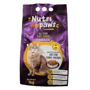Nutri Paws Cat Food – All Life Stages Cat Food, 1 kg: 