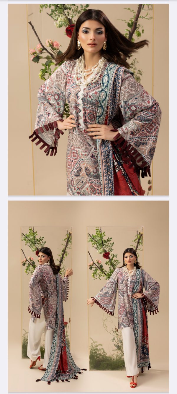 Tasawwur By Paltar (Unstitched) Slub Linen, 3 Piece, Volume 3, Winter Collection, New Collection 2025. - Image 5