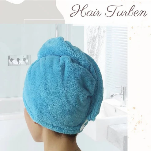Luxury Soft Hair Ktex Turban Towel – Quick Dry, Anti-Frizz Wrap for Women - Image 6