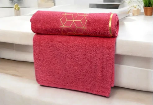 Premium Export Quality Cotton Towels – 2 Pcs - Image 4
