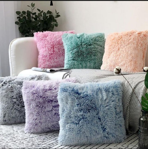 Luxury China Fur Cushion Cover – 1 Piece - Image 2