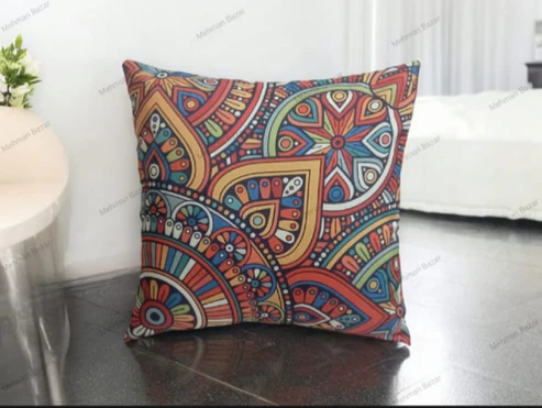 Printed cushion cover ( Pack of 2 ) Decorative & Soft Fabric - Image 4