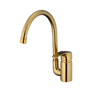 Sink Bowl Mixer Solar Pvd Full Gold By Faisal Sanitary 3800: