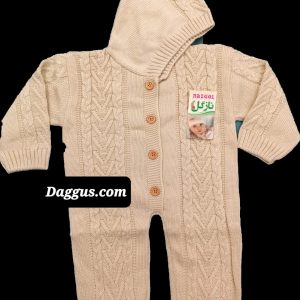 Newborn Baby Sweater Romper Hooded Jumpsuit Infant Long Sleeve Warm Knit Bodysuit Fall Winter Clothes