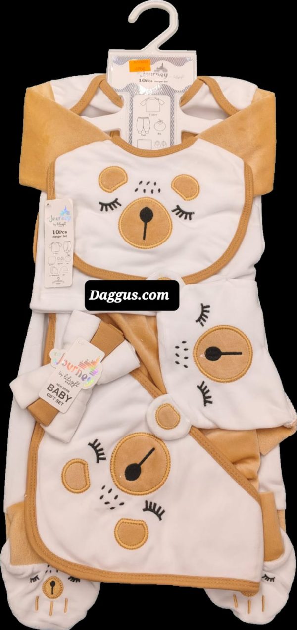 10 Pcs Winter velvet Baby Starter Set