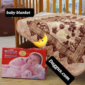 Plush Minks Royal Baby Embossed Junior Blanket Multi color baby blanket