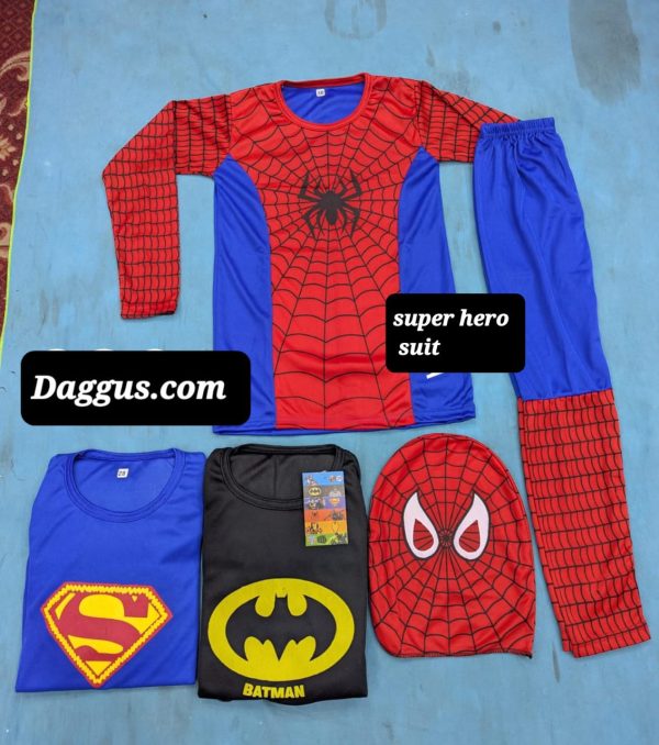 Spider Man, Super Man, Batman  Super Hero costume for Baby - Image 6