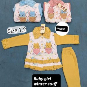 Baby Girl Winter Frock suit size 1 and 2
