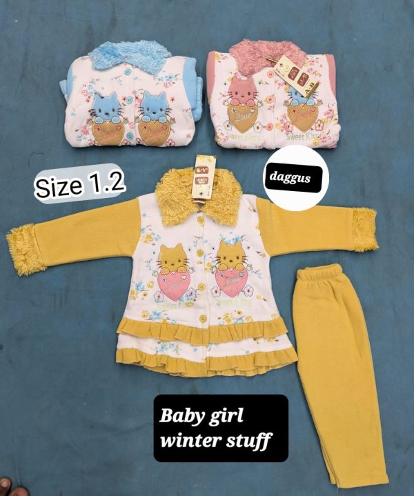 Baby Girl Winter Frock suit size 1 and 2