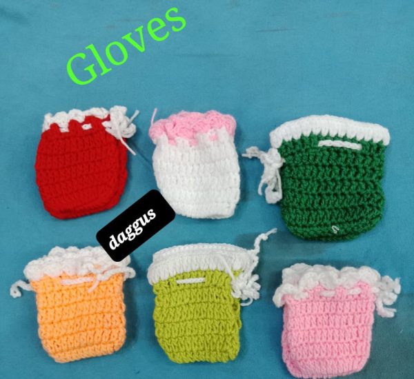 Newborn Baby Crochet Knitted Glove