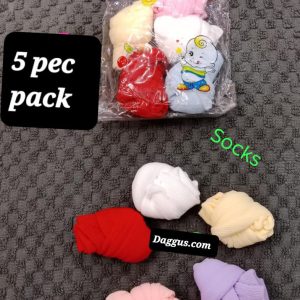 Set Of 5 Pairs Of Baby Socks