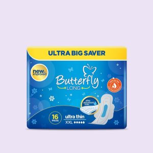 Butterfly Long Ultra Big Saver Sanitary Pads XXL 16 Pcs