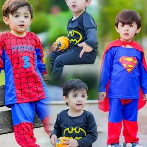 Spider Man, Super Man, Batman  Super Hero costume for Baby
