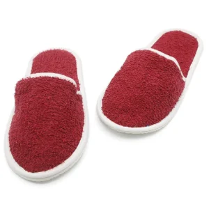 “SpaLuxe Terry Towel Slippers – Breathable & Soft Fit”