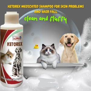 Alpha Ketorex Pets Medicated Shampoo For Skin Proble And Hair Fall :