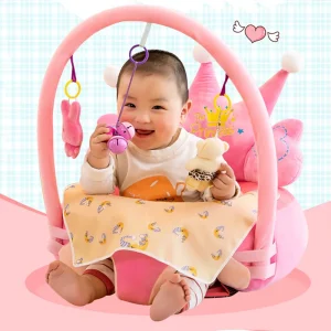 BABY CROWN FLOOR SEAT AND SUPPORT SOFA SEAT WITH SHEET