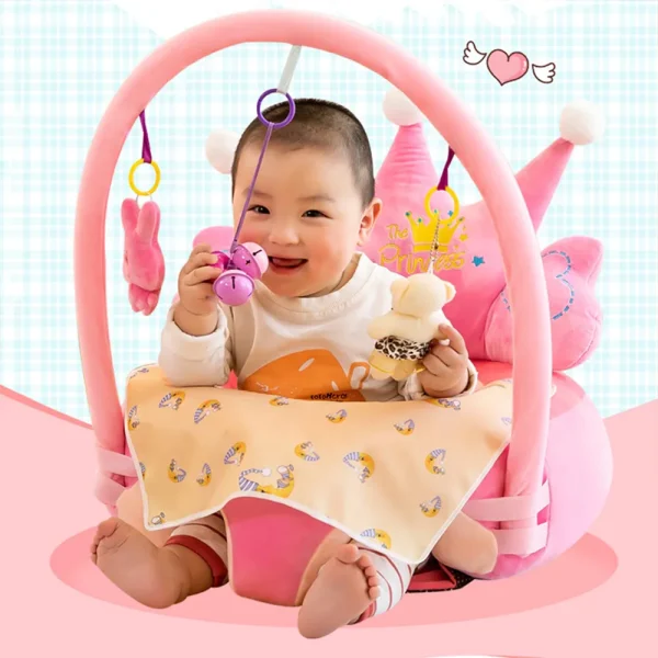 BABY CROWN FLOOR SEAT AND SUPPORT SOFA SEAT WITH SHEET