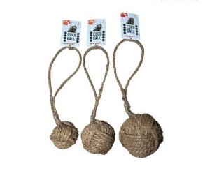 PMS Coco Ball | Coco Husk Rope Teething Toy for Dogs