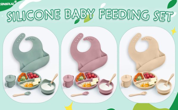 6pc Silicone Baby Feeding Set – BPA-Free - Image 2