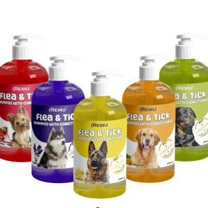 Remu Groomer Flea n Tick Shampoo with Conditioner For Pets , RPS-19014