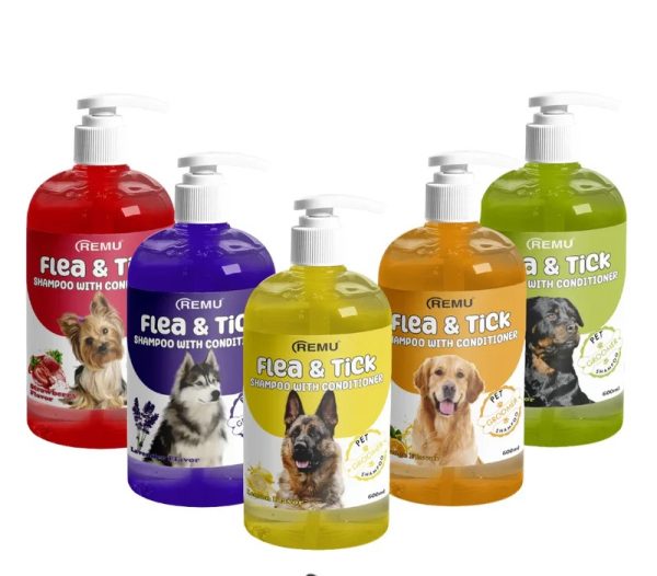 Remu Groomer Flea n Tick Shampoo with Conditioner For Pets , RPS-19014