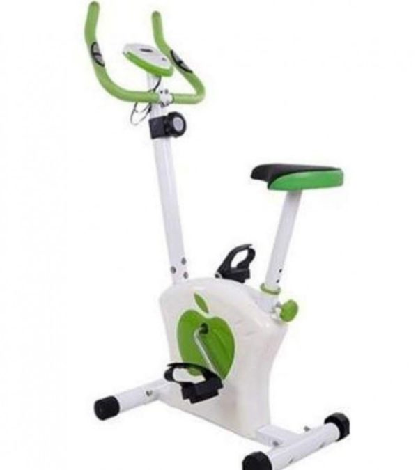 Spinning Apple Exercise Bicycle Magnetic Resistances With LED Monitor - Upright Bike
